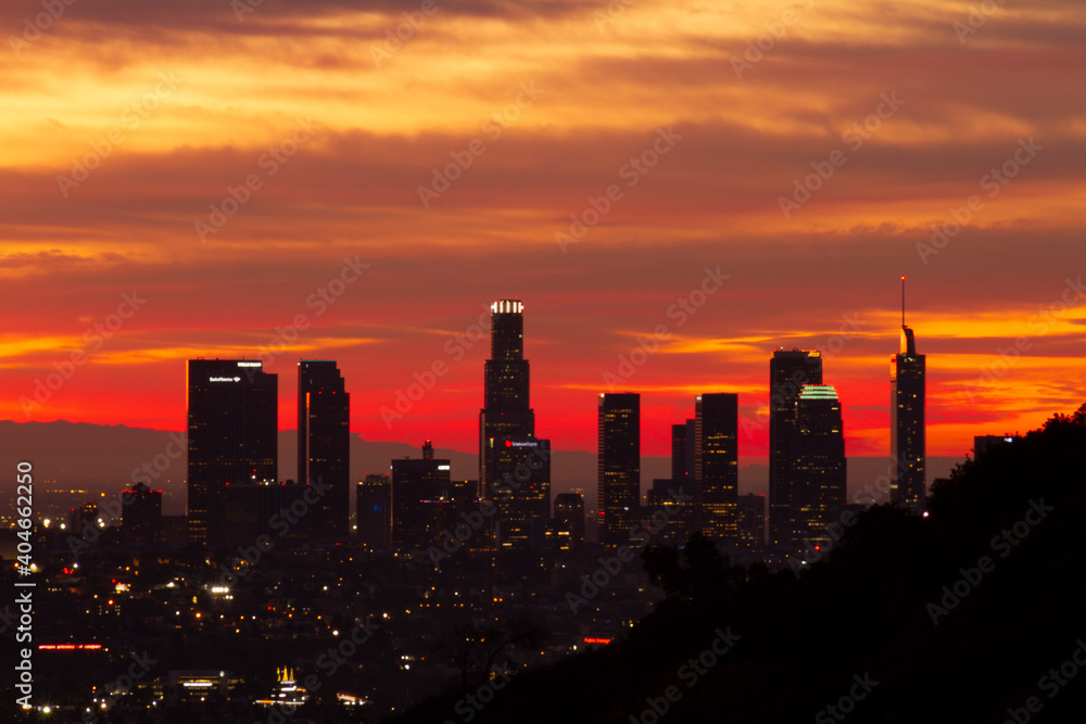 Sunrise over Los Angeles Sunrise over Los Angeles