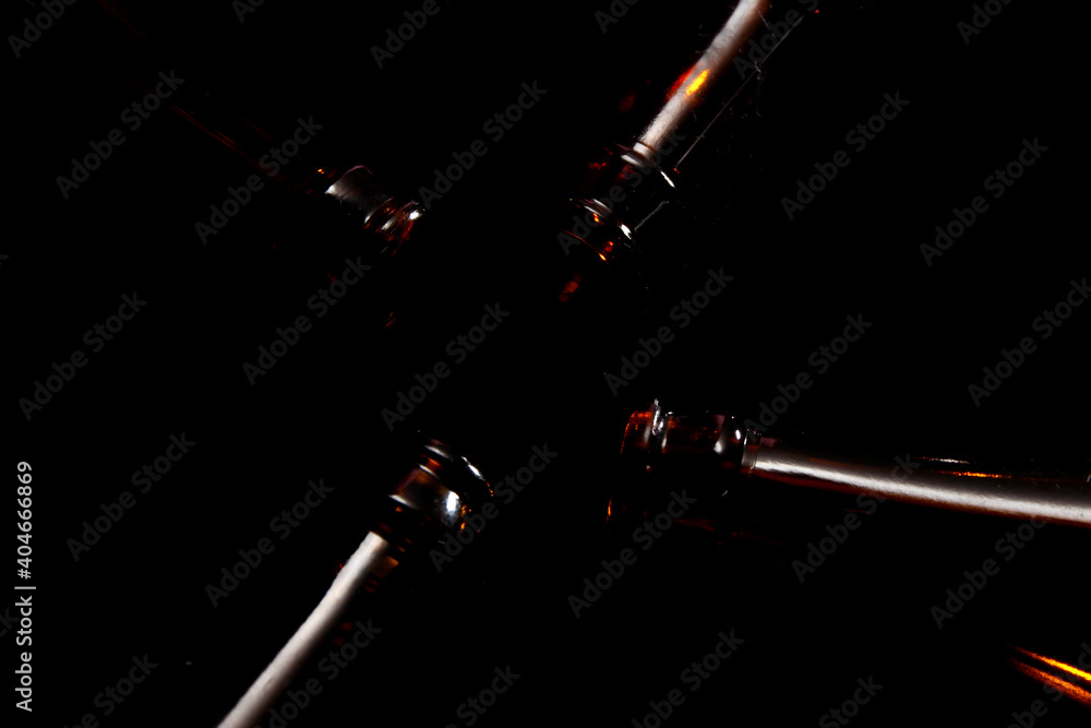 Fototapeta premium Beer glass bottle