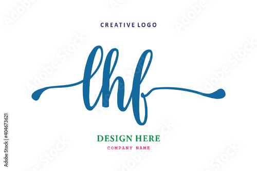 LHF lettering logo is simple, easy to understand and authoritative