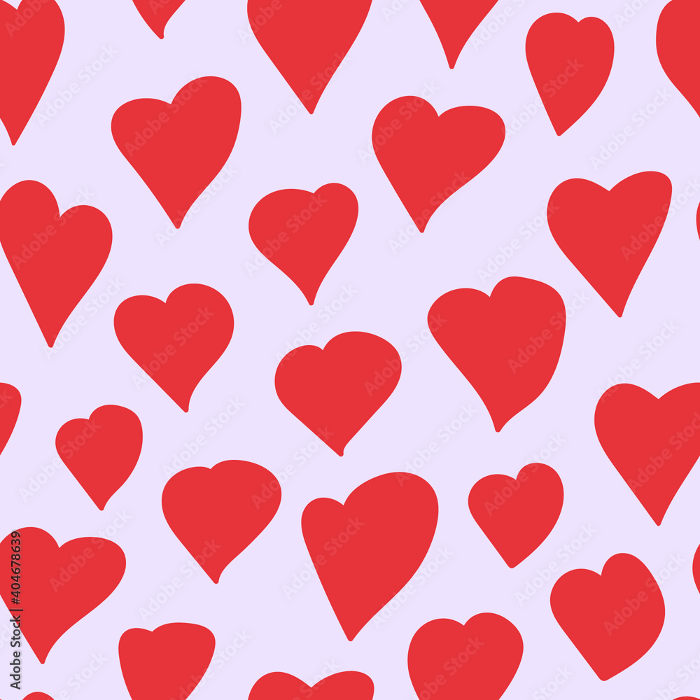 Hearts seamless pattern. Love vector patten on white background. Valentine's day greeting cards, wrapping paper, textile. Hearts seamless pattern. Love vector patten on white background. Valentine's day greeting cards, wrapping paper, textile.