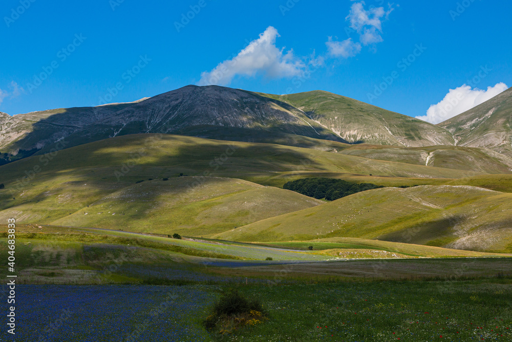 イタリア　カステルッチョ・ディ・ノルチャの風景