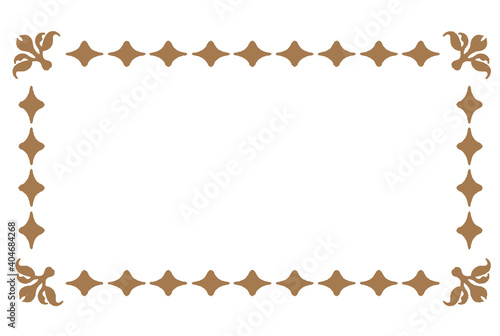 ビンテージ、アンティークな装飾フレーム。ベクター素材