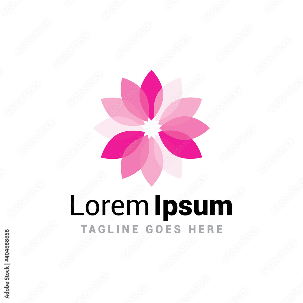 Beautiful Lotus logo vector template. Beautiful Lotus logo vector template.