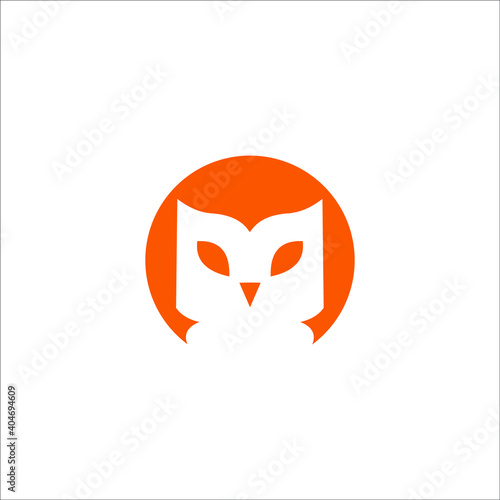 logo owl icon bird vector templet