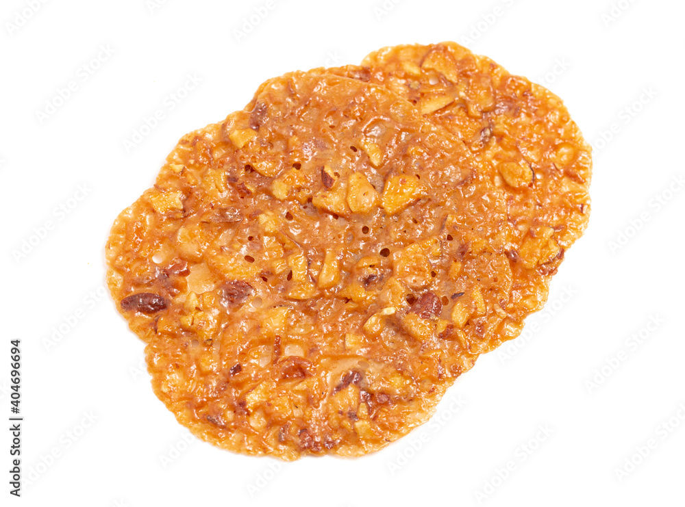 Florentine Cookies on a White Background Florentine Cookies on a White Background