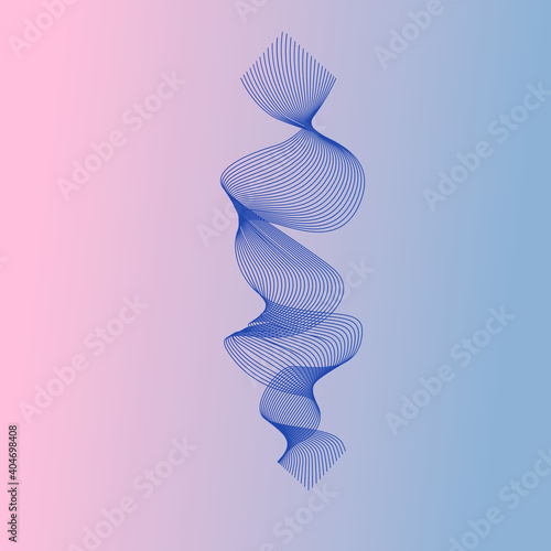 fine geometry on a multi-color gradient background. abstract vector isolated trend print. thin line