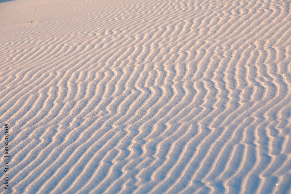 The nature pattern of white sands dune The nature pattern of white sands dune