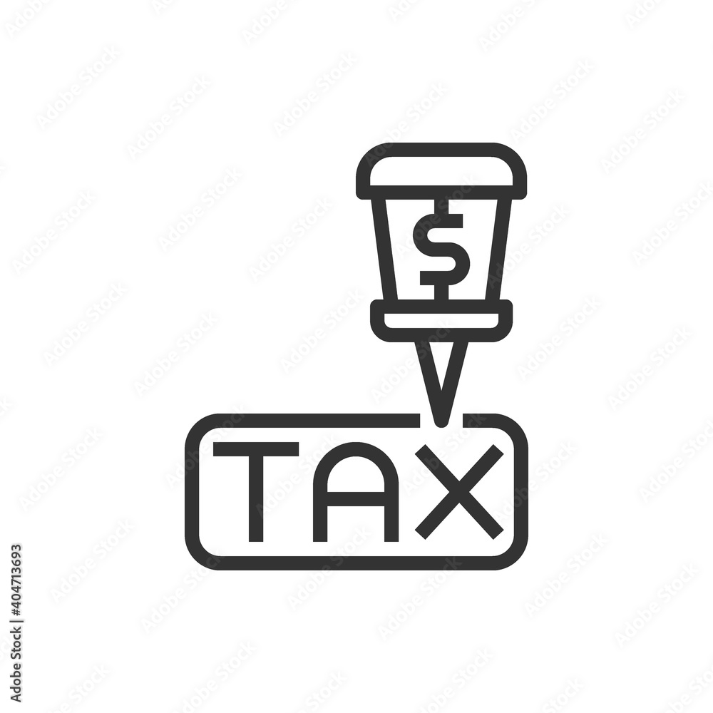 Pin icon line vector illustration Pin icon line vector illustration