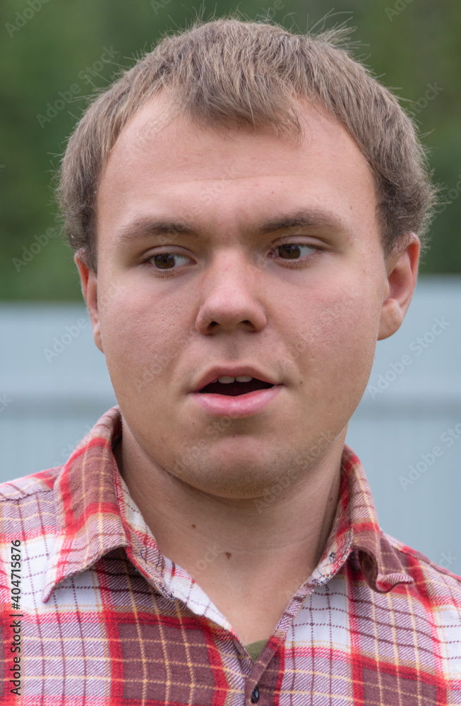 Emotions. The teenager expresses various emotions on his face. Emotions. The teenager expresses various emotions on his face.