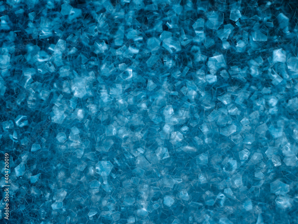 Close up macro and abstract image of blue soap bubbles Close up macro and abstract image of blue soap bubbles