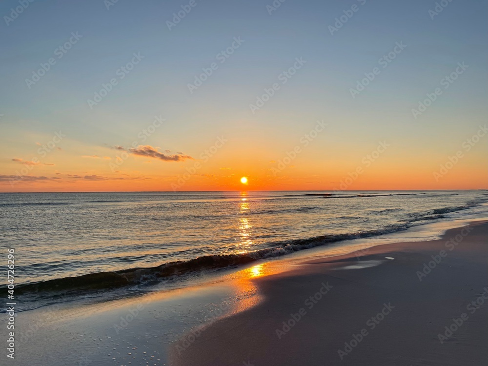 Obraz premium sunset on the beach