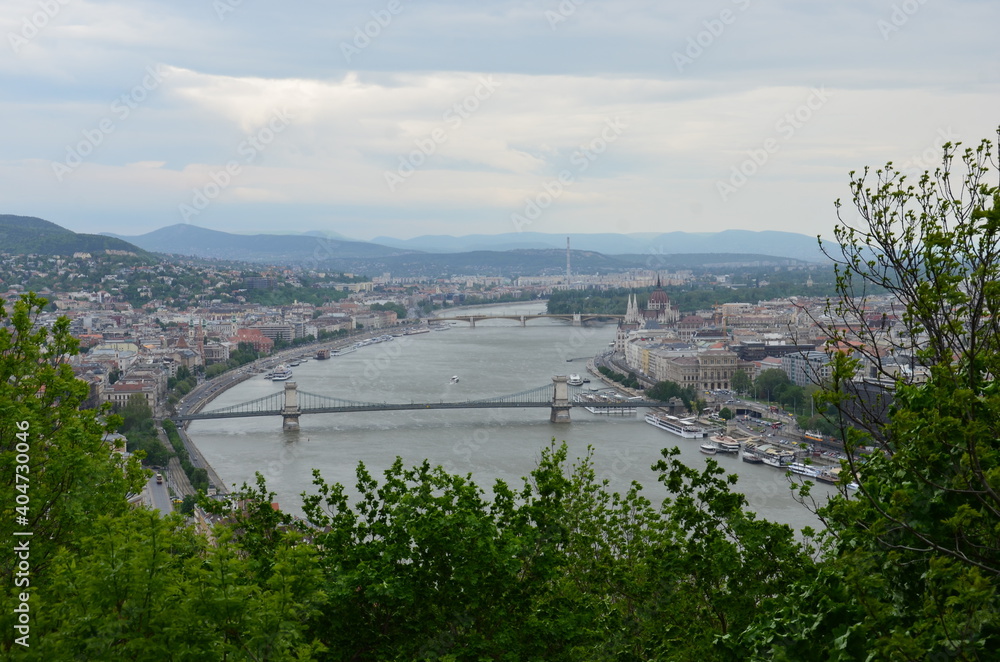 Breathtaking views of the Danube River and Budapest
