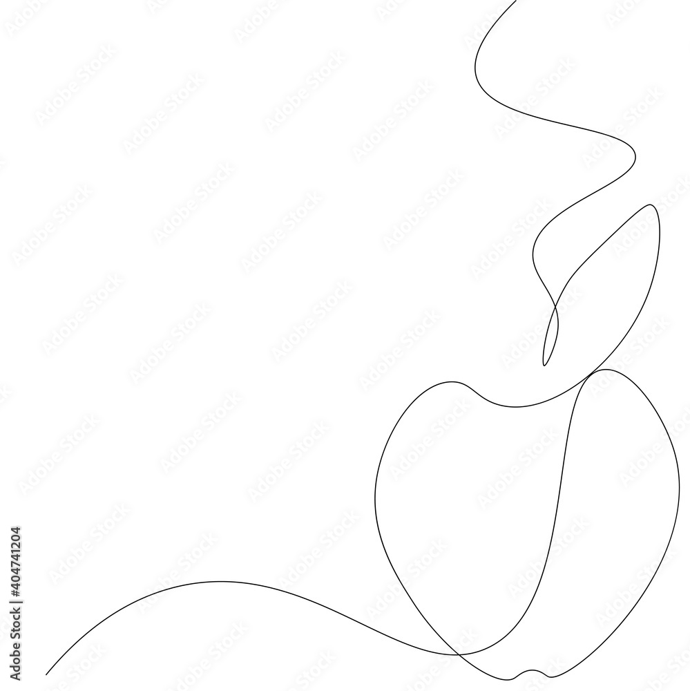 Apple fruit on white background, vector illustration Apple fruit on white background, vector illustration