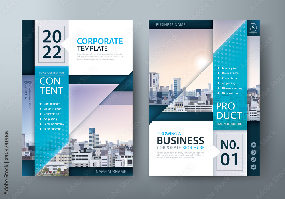 Annual report brochure flyer design template vector, Leaflet presentation, book cover, layout in A4 size.	