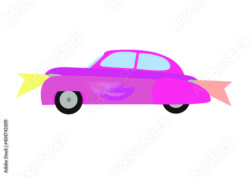 Pinkes Auto