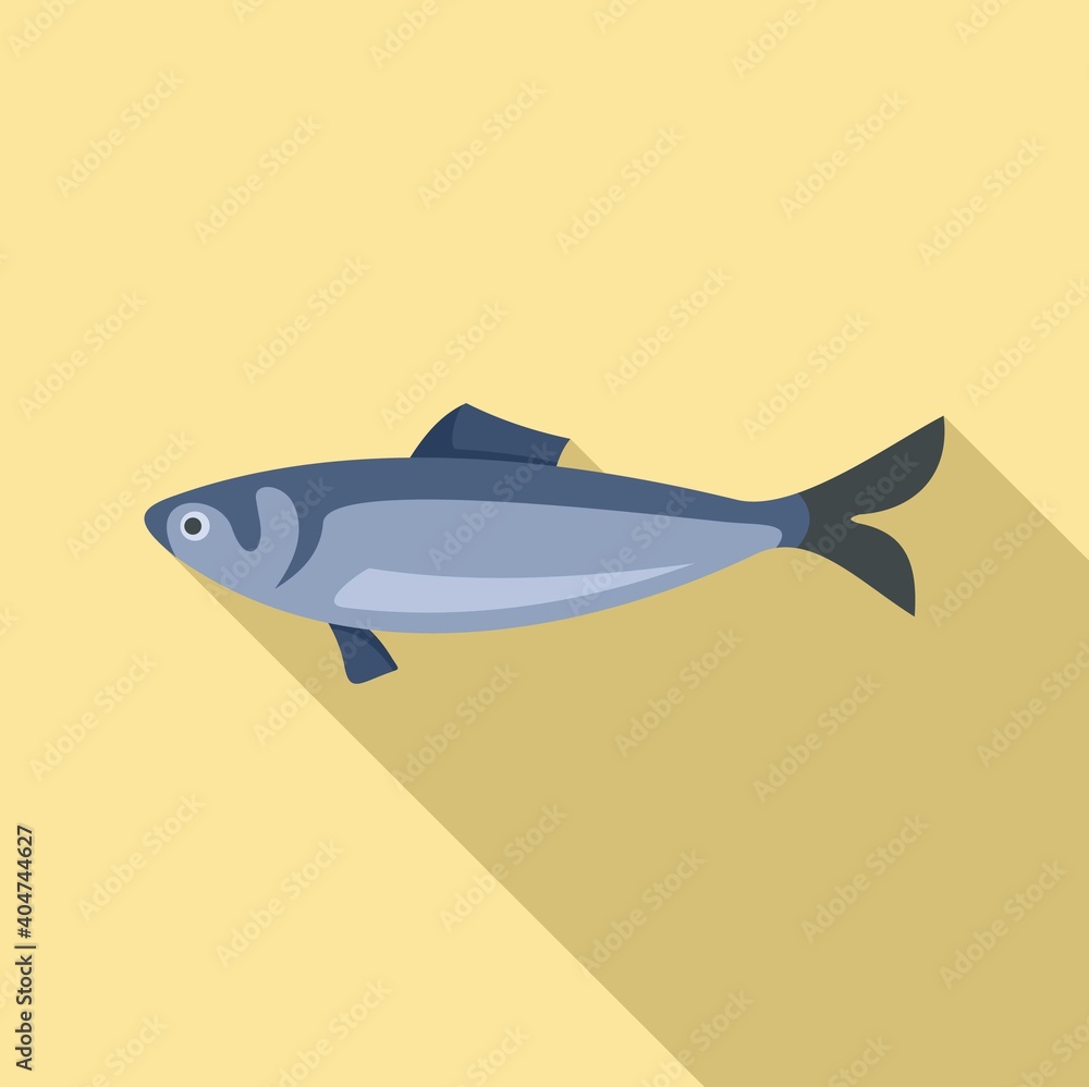 Swedish fish icon. Flat illustration of swedish fish vector icon for web design