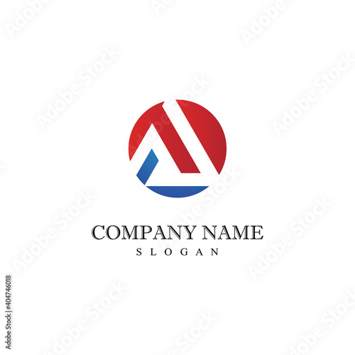 Free Download A Letter Logo Template vector icon illustration design - GFXLoad