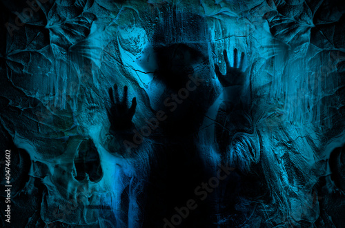 Obraz na płótnie background for horror movie