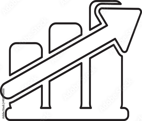 Trend icon sign design