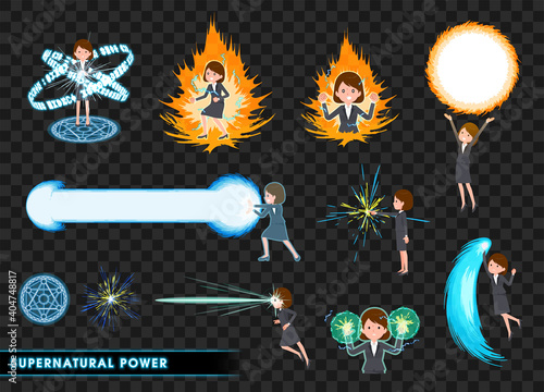 flat type business women_Psychic