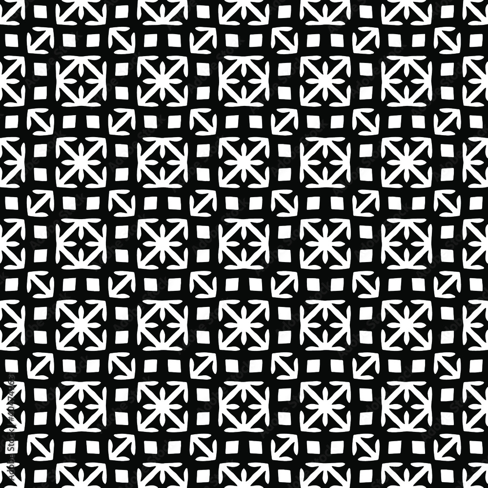 Black and white texture. Abstract seamless geometric pattern.
Black and white texture. Abstract seamless geometric pattern.