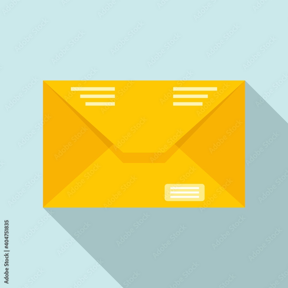 Utilities mail icon. Flat illustration of utilities mail vector icon for web design Utilities mail icon. Flat illustration of utilities mail vector icon for web design