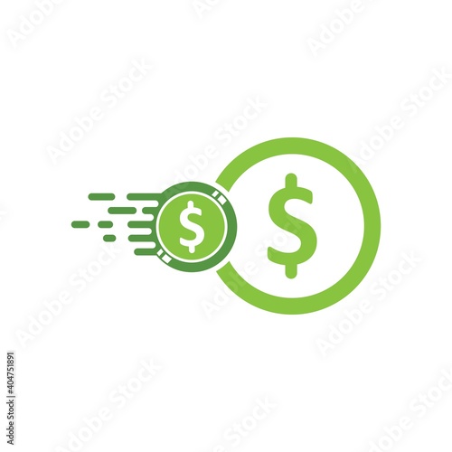 fast money  icon vector illustration
