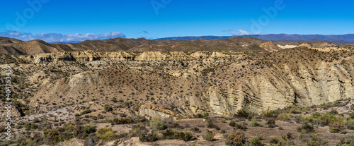 Tabernas desert, Desierto de Tabernas near Almeria, andalusia region, Spain