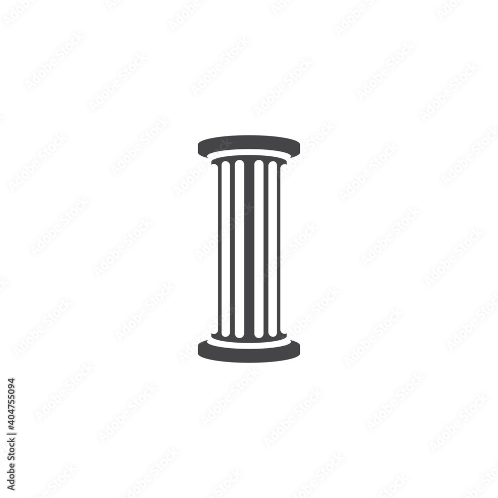 Pillar Logo Template. Column Vector illustration Pillar Logo Template. Column Vector illustration
