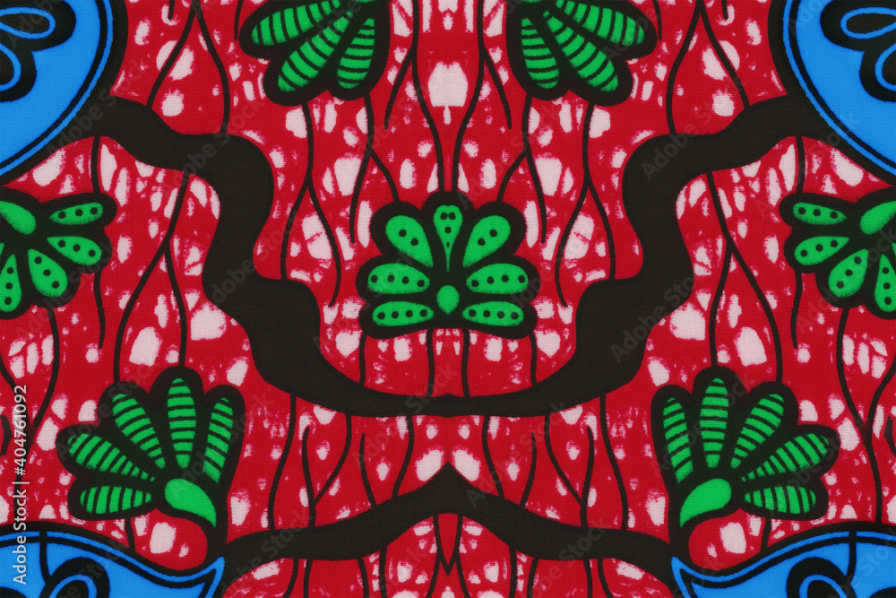 Colorful African fabric – Seamless pattern, photo Colorful African fabric – Seamless pattern, photo