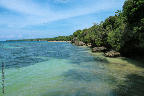 beautiful beach of panglao, bohol, philippines photo