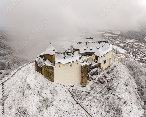 Castle of fuzer Hungary in winter © GezaKurkaPhotos