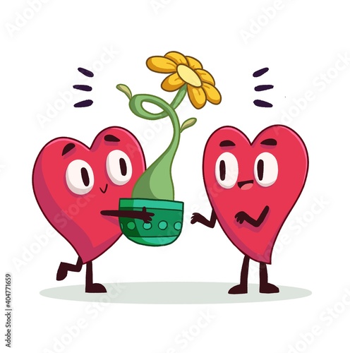 Valentine's day concept dra...
