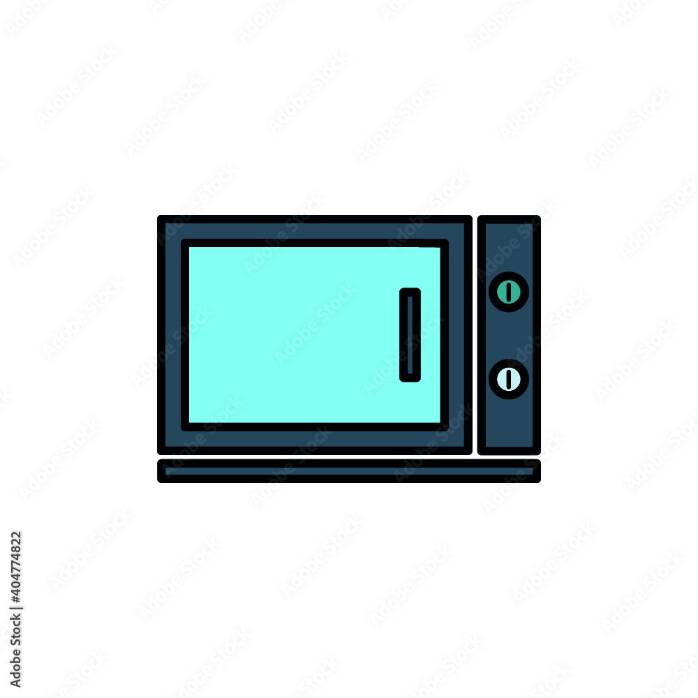 Microwave icon from appliances set. Vector isolated illustration. Microwave icon from appliances set. Vector isolated illustration.