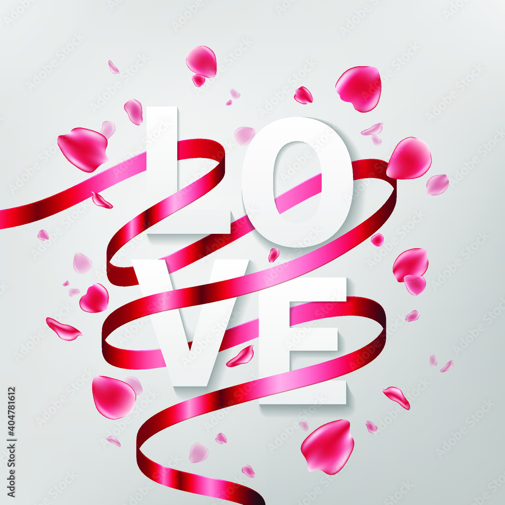 Fotografie Valentines day greeting card template