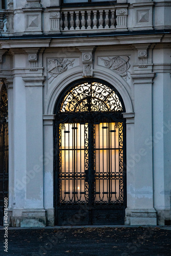 The city of Vienna in low light