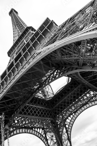The Eiffel Tower in Paris, France. Symbol and one of the most important buildings in the French capital.