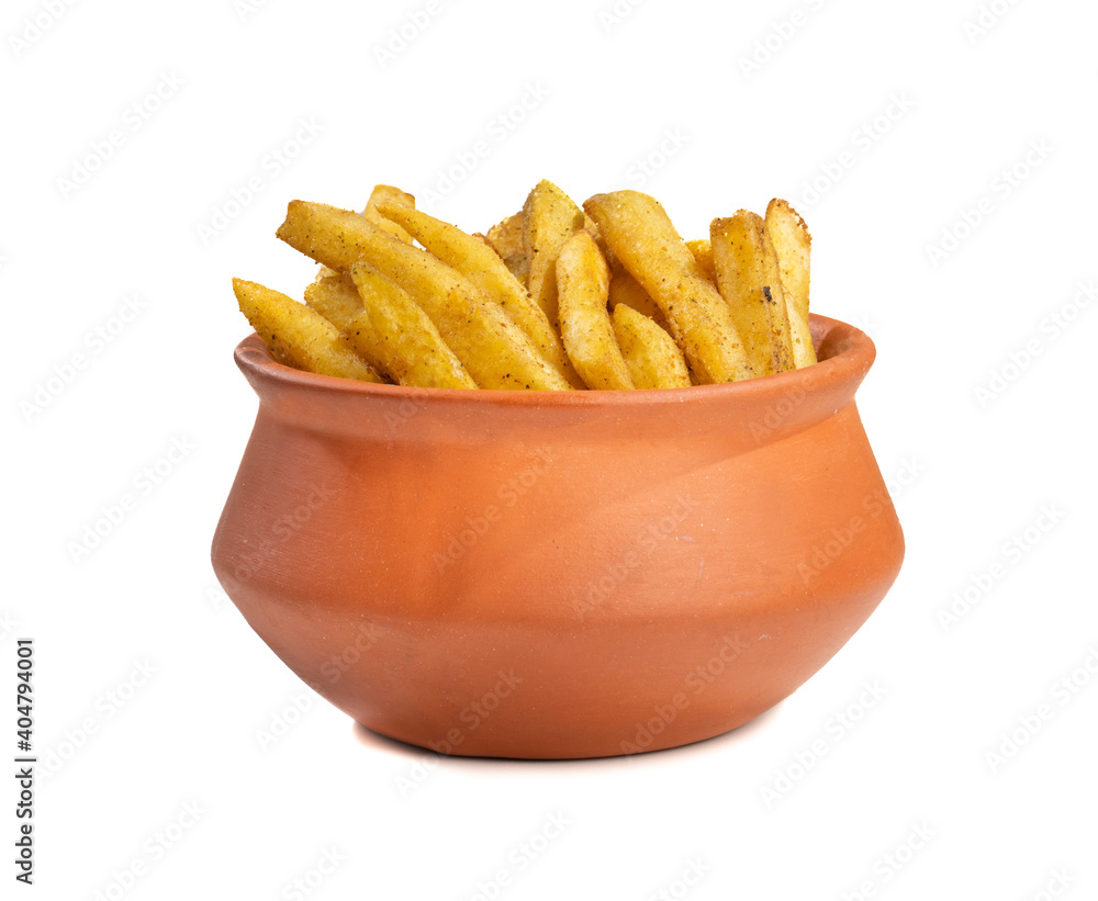 Homemade Baked Potato Spicy French Fries or Simply Fries Homemade Baked Potato Spicy French Fries or Simply Fries