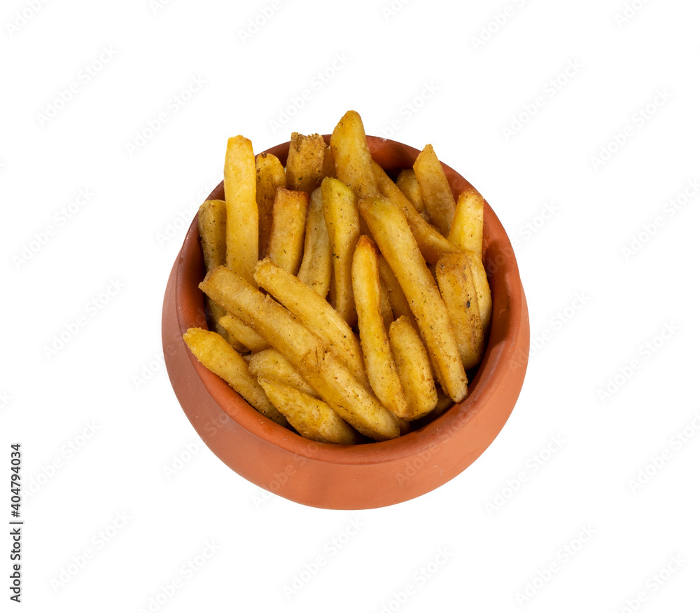 Homemade Baked Potato Spicy French Fries or Simply Fries Homemade Baked Potato Spicy French Fries or Simply Fries