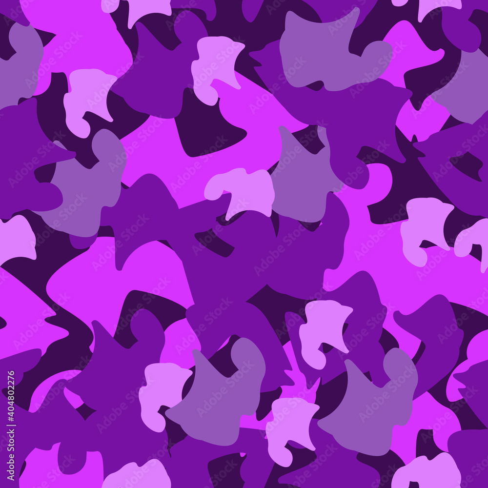 Abstract camouflage in pink and burgundy colors. Protective repeating pattern. Drawing for clothing, textiles and backgrounds. Vector. Abstract camouflage in pink and burgundy colors. Protective repeating pattern. Drawing for clothing, textiles and backgrounds. Vector.