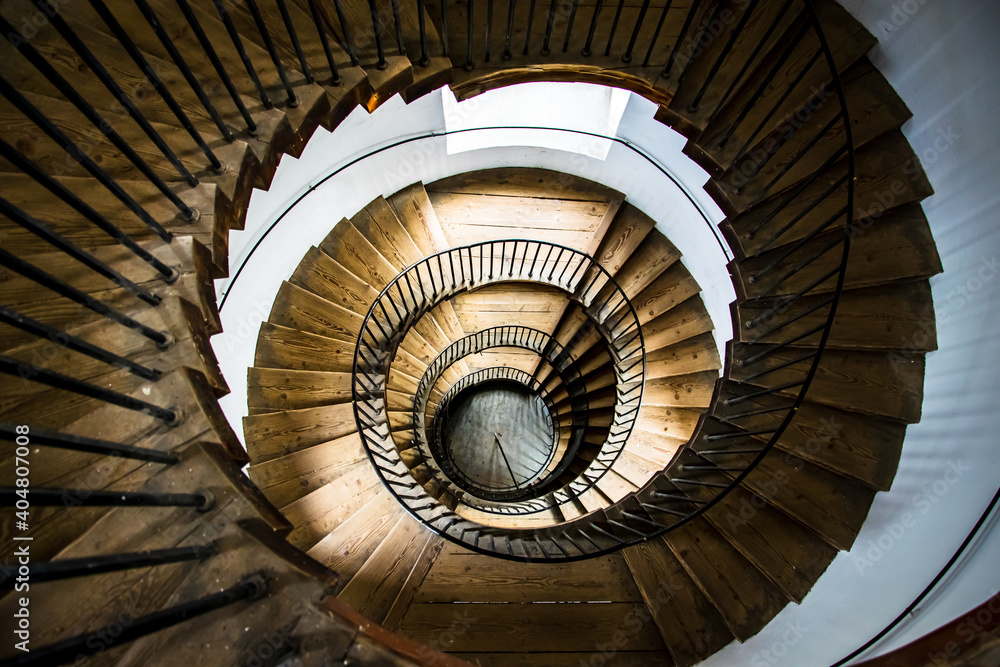 Fototapeta premium Wendeltreppe