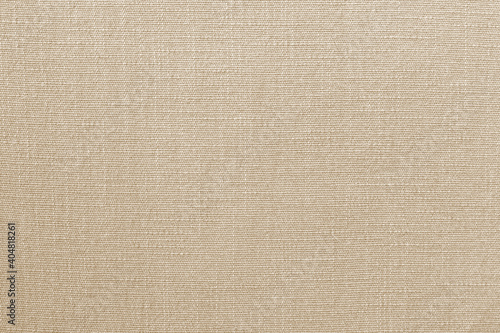 Brown linen fabric texture background, seamless pattern of textile.