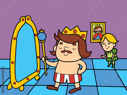 Tale about naked king