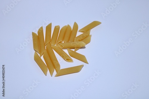 uncooked pasta penne 