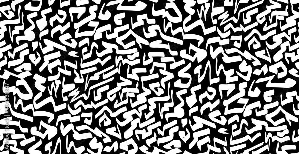 Abstract seamless background pattern. Hand drawn vector illustration. Modern design pattern.