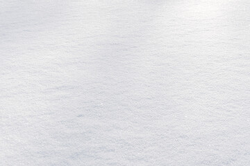 White clean shiny snow background texture. fresh snow  seamless texture. snowy surface closeup