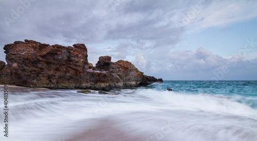 Coast at Ras al Hadd, Oman photo