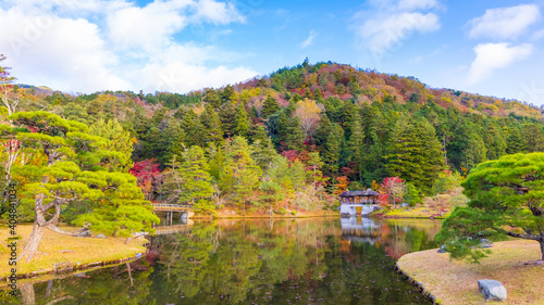 秋の日本庭園 京都 修学院離宮 (Shugakuin Imperial Villa in Kyoto, Japan) photo