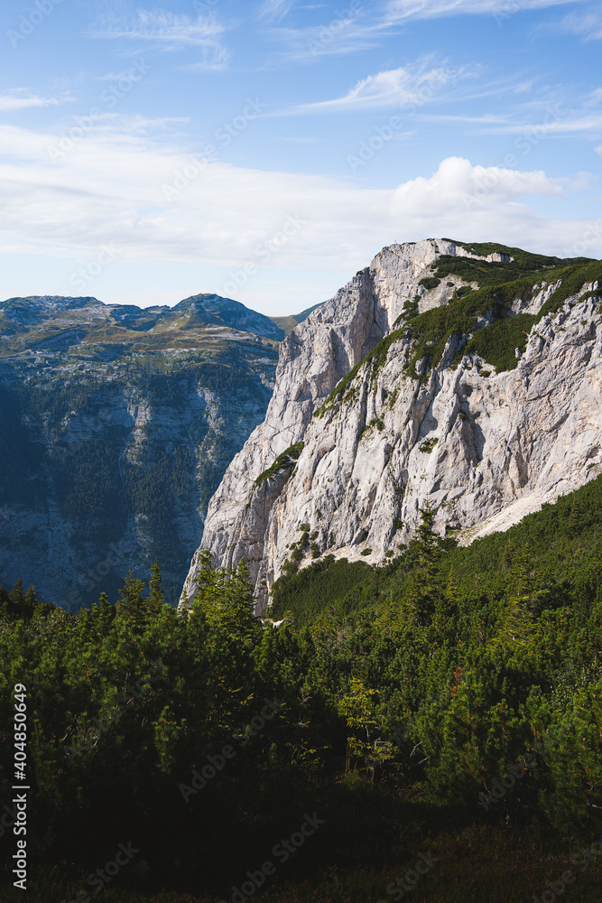 View of Lake Altaussee from Mount Trisselwand, Austria.	
