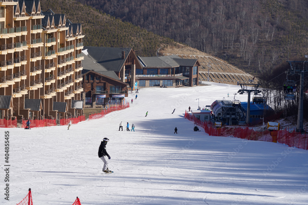 Fotografija ski resort in winter